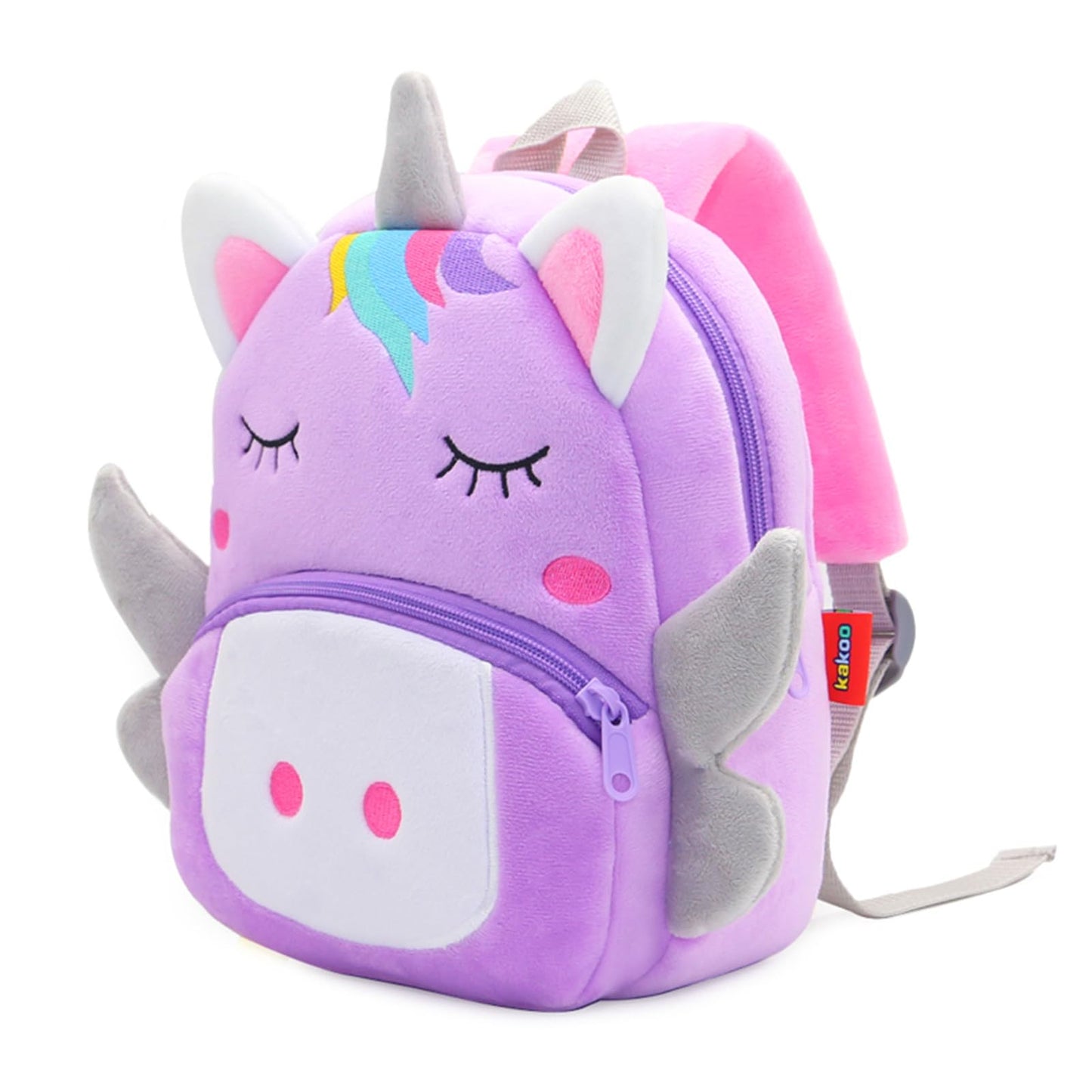 Cute Toddler Backpack Plush Animal Cartoon Mini Travel Daycare Bag for Baby Girl Boy 2-6 Years (Shark Blue)