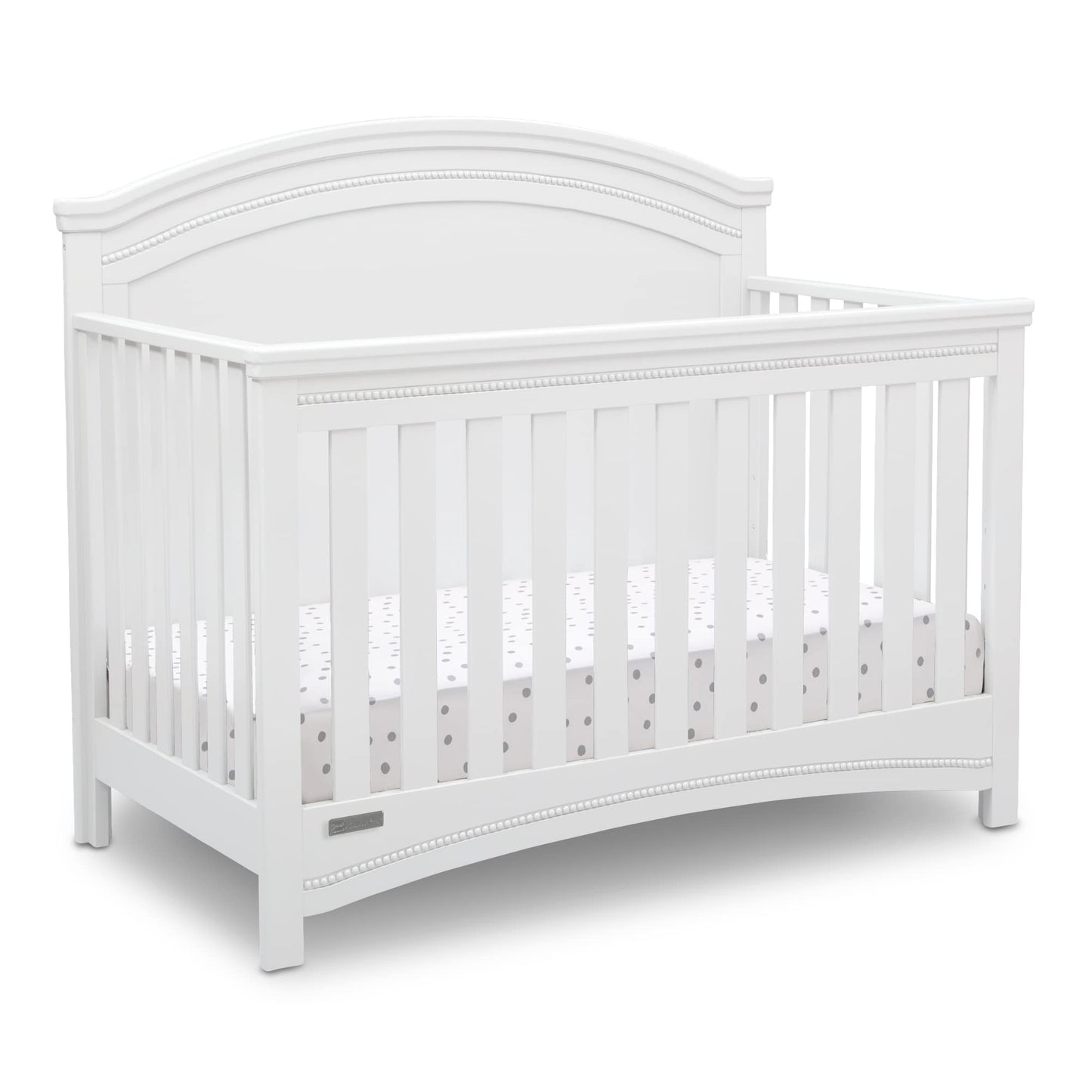 Delta Children Simmons Kids SlumberTime Emma Convertible Crib N More, Grey