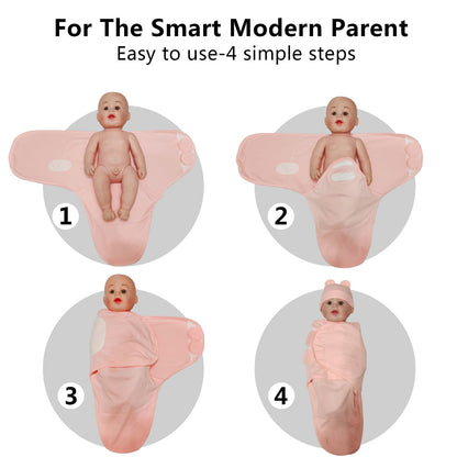 3-Pack Organic Baby Swaddle Sleep Sacks - Newborn Swaddle Sack - Baby Sleep Sack - Baby Swaddle Blanket Wrap…