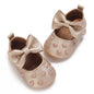 LAFEGEN Baby Girls Mary Jane Flats with Bownot Non Slip Soft Sole PU Leather Newborn Infant Toddler First Walker Cirb Dress Shoes