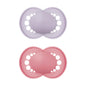 MAM Original Matte Baby Pacifiers, Binky for 6-16 Months, BPA-Free Silicone Nipple, Easy to Clean, Best for Breastfed Babies, Developed with Medical Experts, 2 Count Binkies with Sterilizer Case