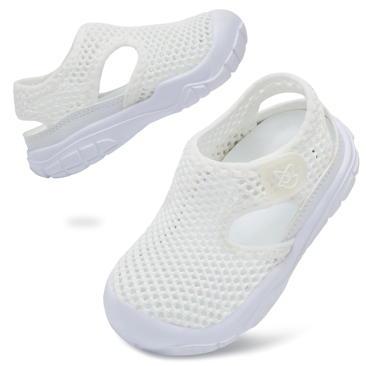 LeIsfIt Toddler Sandals Boys Girls Wide Sandals Kids Water Sandals Barefoot Water Shoes for Beach Swim Lightweight Closed Toe Summer Sandals