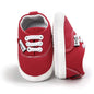 Morbido Infant Baby Boys Girls Canvas Sneaker Toddler Slip On Anti Skid Newborn First Walkers Candy Shoes for 0-18 Months