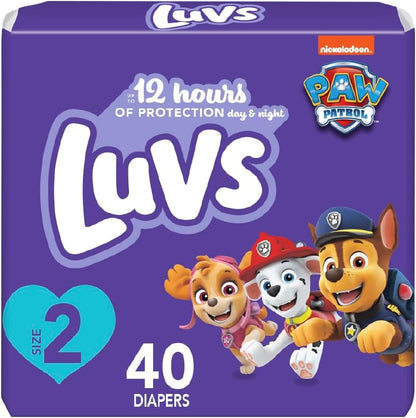 Luvs Size 3 Baby Diapers, Platinum Protection Bluey Diapers for Day & Night, Size 3, 104 Count (Packaging May Vary)