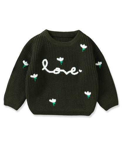 Infant Toddler Baby Girl Oversized Sweater Long Sleeve Sweaters Fall Winter Tops Clothes