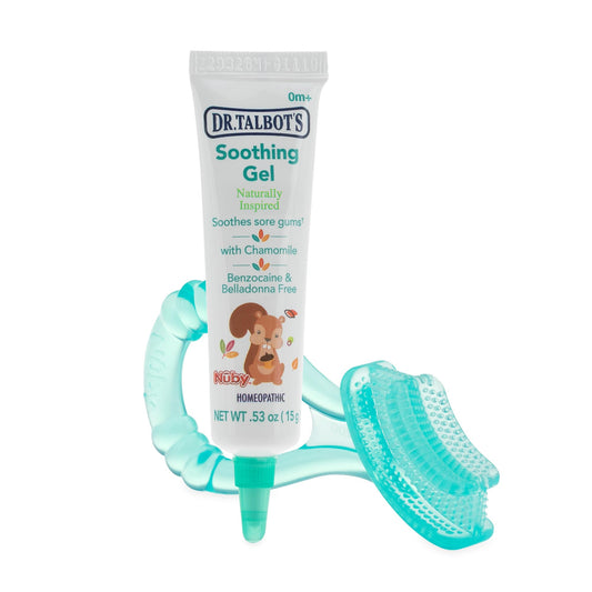 Dr. Talbot's Soothing Gel for Sore Gums with Silicone Gum-EEZ Teether - 2-Piece Set