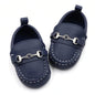 First Walking Shoes for Baby Boys Delightful Solid Color Slip-On Loafers, Lightweight, Non-Slip Flat