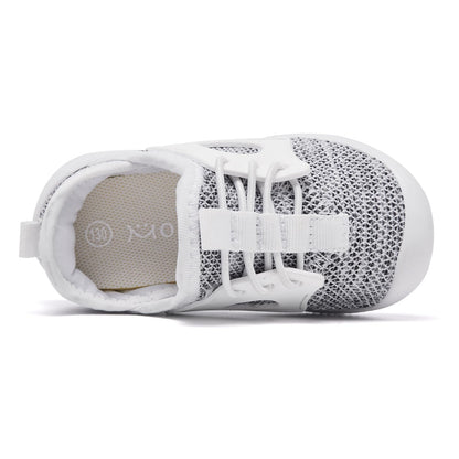 MORENDL Toddler Sneakers Infant Baby Walking Shoes Girl Boy Tennis Lightweight Slip On Shoes