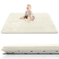 Thick Baby Play Mat for Floor,50 x 50 Playpen Mat,Tummy Time Foam Mat,Ultra Soft Support & Plush Feel,Easy Care with Non-Slip Cushioned for Infant,Kids and Toddler Crawling,Beige