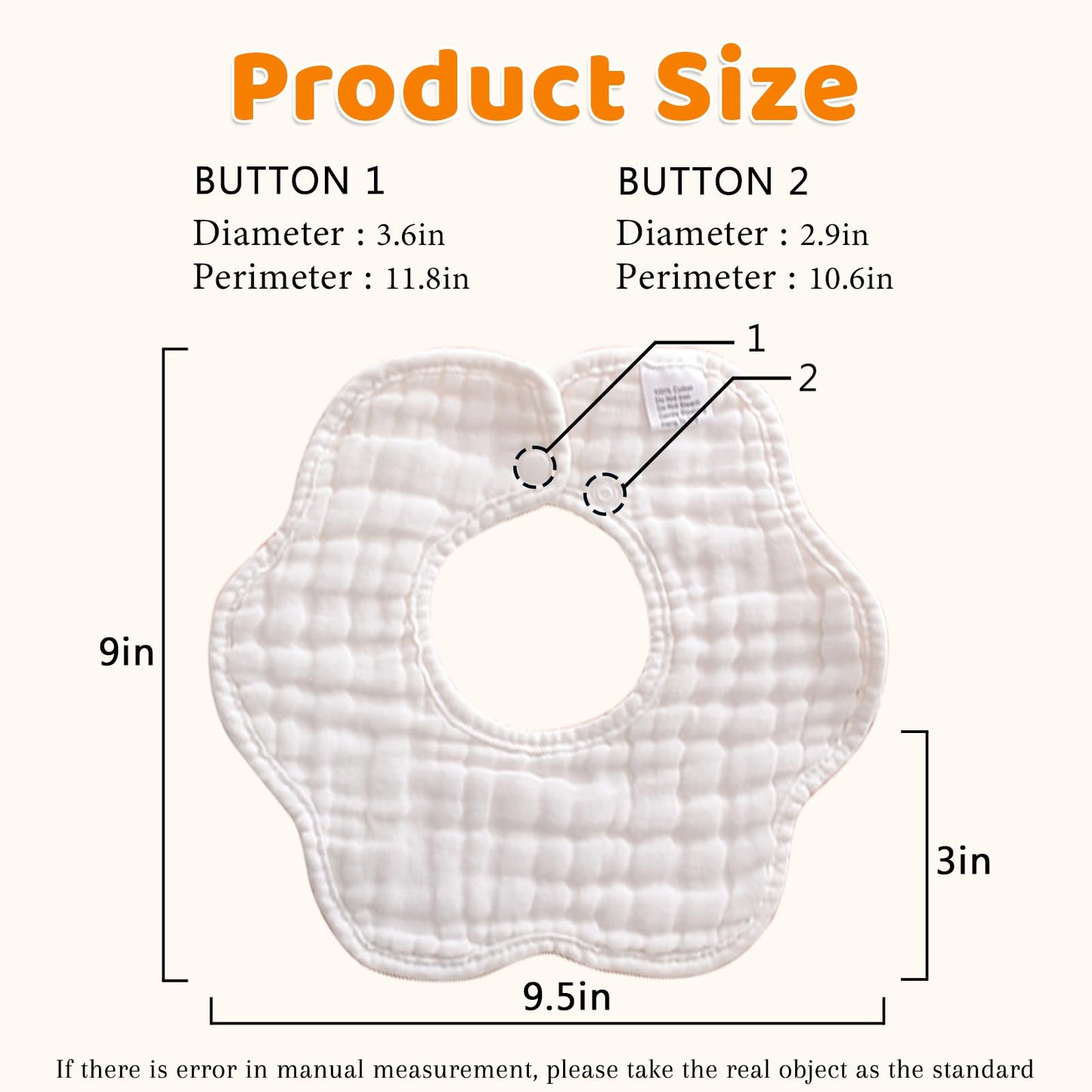 Baby Bibs Muslin Drool Teething Drooling Bibs for Baby Girl Boy Muslin Cotton