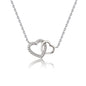 Cherished Moments Sterling Silver Mom and Me Double Heart Bracelet Sold as a Set or individually
