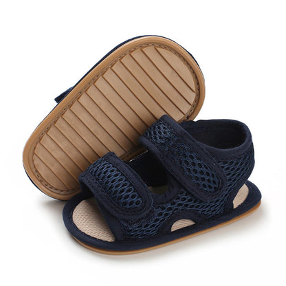 Timatego Baby Boys Girls Sandals Non Slip Soft Sole Outdoor Athletic Shoes Infant Toddler First Walker Crib Summer Shoes 3-18 Months