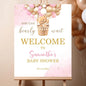 Personalized We Can Bearly Wait Baby Shower Welcome Sign, Welcome to Baby Shower Sign - Teddy Bear & Balloon Theme Décor #5