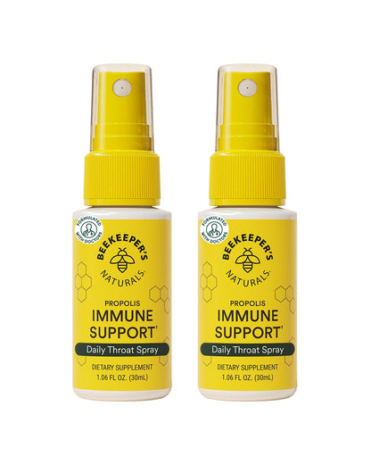 Kids Propolis Throat Spray - Natural Immune Support & Sore Throat Relief - by BEEKEEPER'S NATURALS - Has Antioxidants & Gluten-Free (1.06 oz) Pack of 1 (Kids)