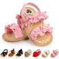 Infant Baby Boys Girls Sandals Summer Baby Wedding Dress Flat Shoes Newborn Crib Shoes First Walkers Prewalkers Shoes