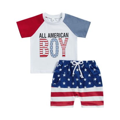 Infant Baby Boy Summer Clothes Outfit Color Block T-shirt Shorts Set Toddler Checkerboard Clothes 6 12 18 24 Months