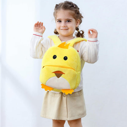 Cute Plush Toddler Backpacks Mini Brown Owl Backpack for Kids Real Littles Backpack for Boy Girl