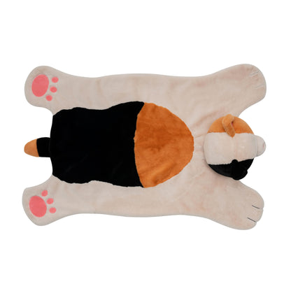 Plush PlushieRugs - Animal Rug for Kids Room, Fluffy Nursery and Fur Kids Rugs for Playroom - Big Large Stuffed Animals Irregular Shaped Rug that Works Great as Woodland Nursery Decor (Dinosaur)