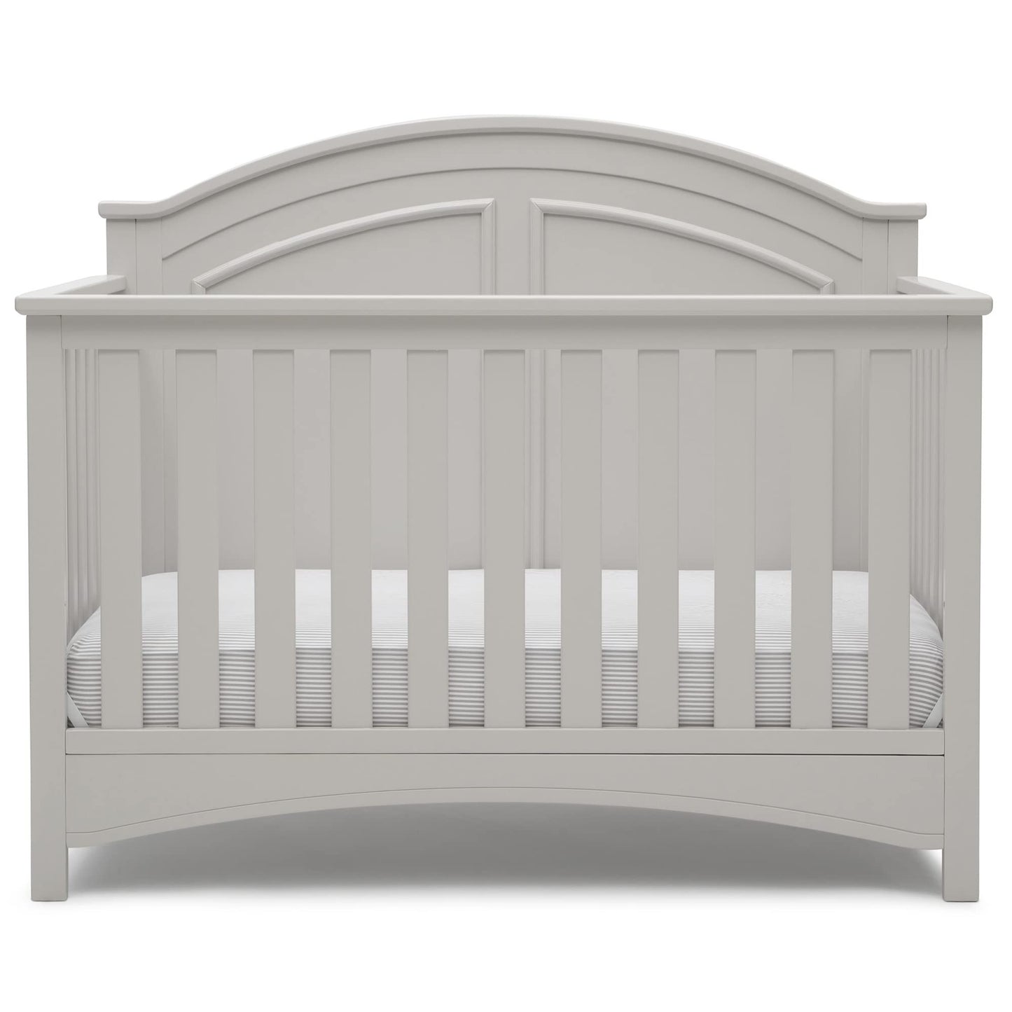 Delta Children Perry 6-in-1 Convertible Crib - Greenguard Gold Certified, Bianca White