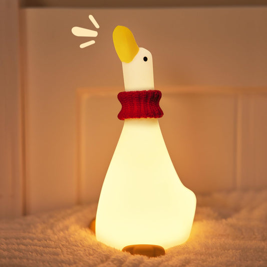 Night Light,LED Silicone Material, 3 Levels of Warm Light, Cute Animal Night Lamp for Kid's Room Decor and Breastfeeding Nursery, Squishy Novelty Bedside Lamp for Boys Girls Baby Children