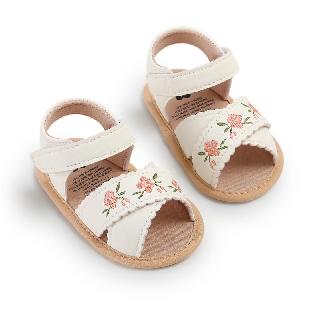 Infant Baby Boys Girls Sandals Summer Baby Wedding Dress Flat Shoes Newborn Crib Shoes First Walkers Prewalkers Shoes
