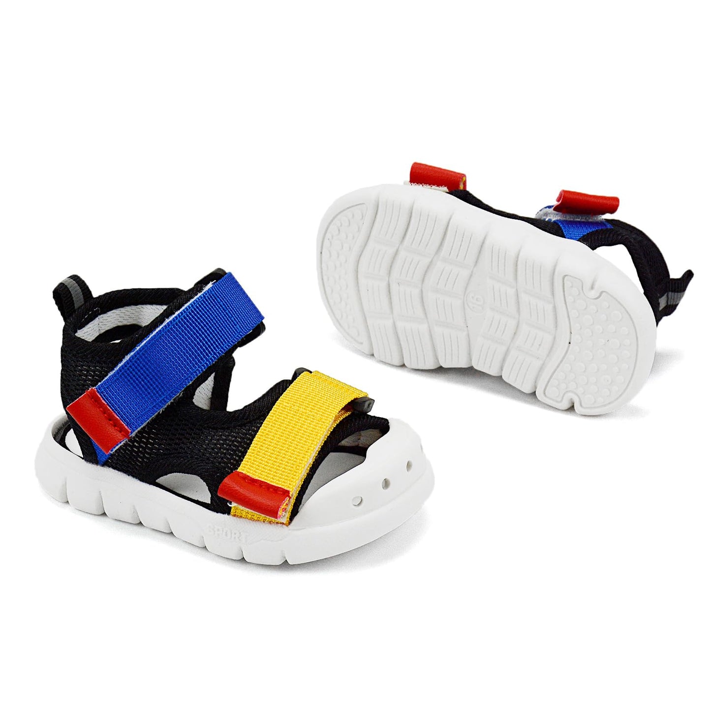 OAISNIT Baby Boys Girls Sports Sandals Lightweight Anti-Slip Rubber Sole Beach Aquatic Water Shoes Summer Toddler First Walking Shoe