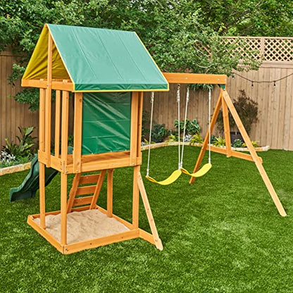 KidKraft Appleton Wooden Swing Set, (Amazon Exclusive)