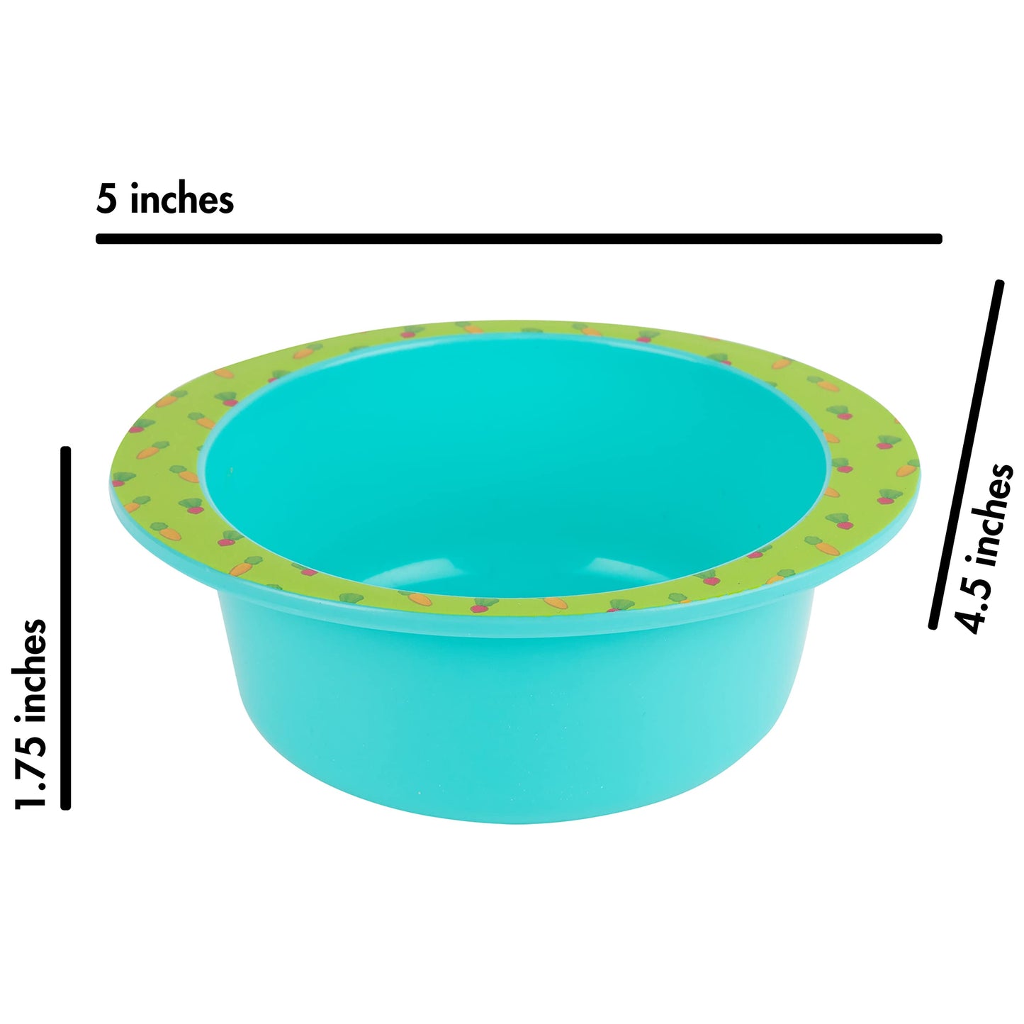The First Years Bluey 4-Piece Place Setting - BPA Free Dishwasher Safe Toddler Dinnerware Set with Divided Plate, Bowl, Fork, Spoon - Multicolor