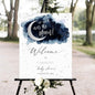 Baby Shower Sign, Pink Floral Welcome Sign, Girl Baby Shower, 12''W x 18''L, Plastic, Full Size