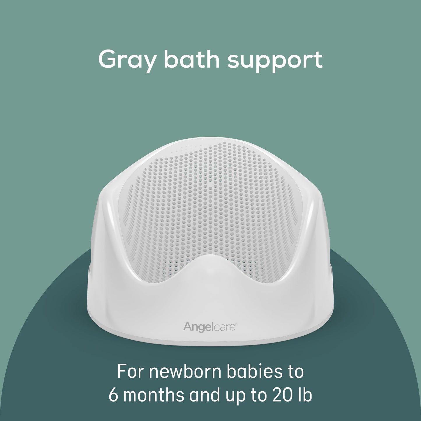 Angelcare Baby Bath Support (Pink) | Ideal for Babies Less than 6 Months Old