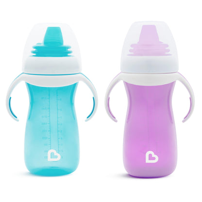 Munchkin® Gentle™ Transition Sippy Cup with Trainer Handles, 10 Ounce, Blue