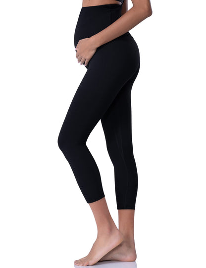 POSHDIVAH Women's Maternity Leggings Over The Belly Pregnancy Yoga Pants Active Wear Workout Leggings