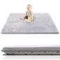 Thick Baby Play Mat for Floor,50 x 50 Playpen Mat,Tummy Time Foam Mat,Ultra Soft Support & Plush Feel,Easy Care with Non-Slip Cushioned for Infant,Kids and Toddler Crawling,Beige