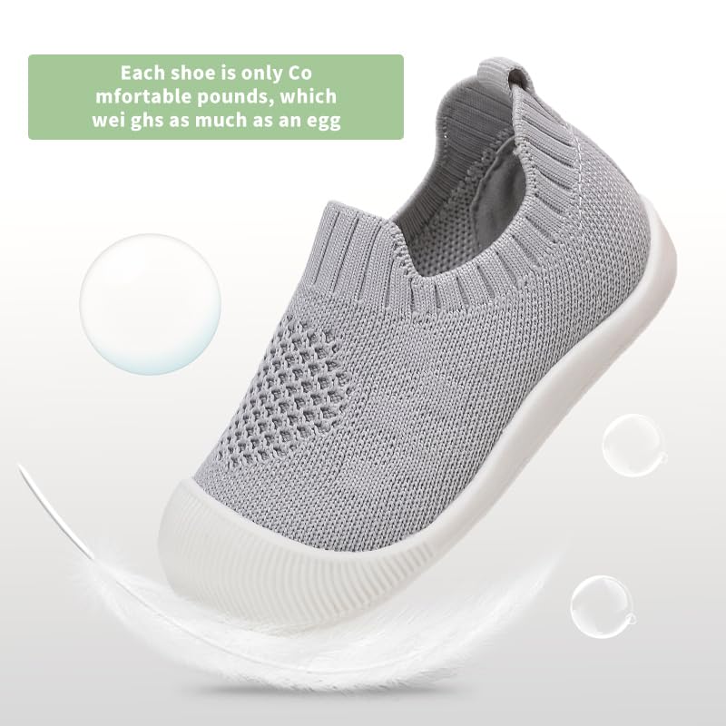 Baby Boys & Girls First Walking Shoes - Non-Slip, Breathable Infant Sneakers for 6-18 Months