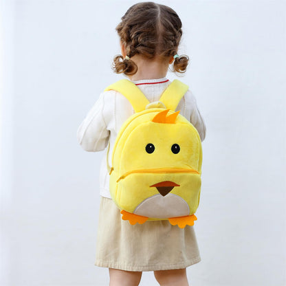 Cute Plush Toddler Backpacks Mini Brown Owl Backpack for Kids Real Littles Backpack for Boy Girl