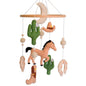 Western Baby Mobile, Cowboy Mobile for Crib, Crib Mobile for Boys, Western Nursery Decor Mobile,Baby Cowboy Nursery Decor