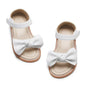 Felix & Flora Toddler Girls Sandals Soft Rubber Flats Summer Baby Flower Girl Shoes.