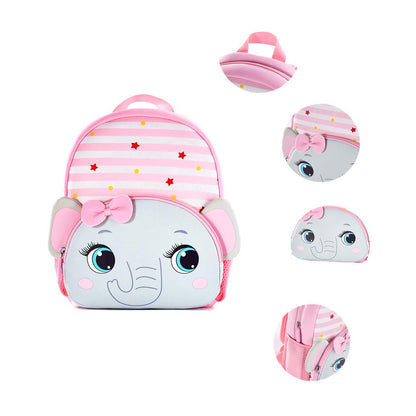 KK CRAFTS Preschool Backpack Toddler Neoprene Animal Schoolbag Lunch backpack for Kids Boys Girls(Dinosaur)