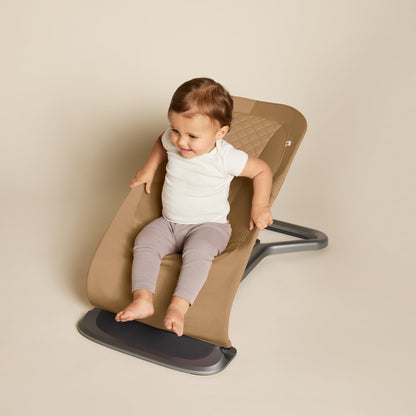 Ergobaby Evolve 3-in-1 Mesh Bouncer, Adjustable Multi Position Baby Bouncer Seat, Fits Newborn to Toddler, Grey Mesh