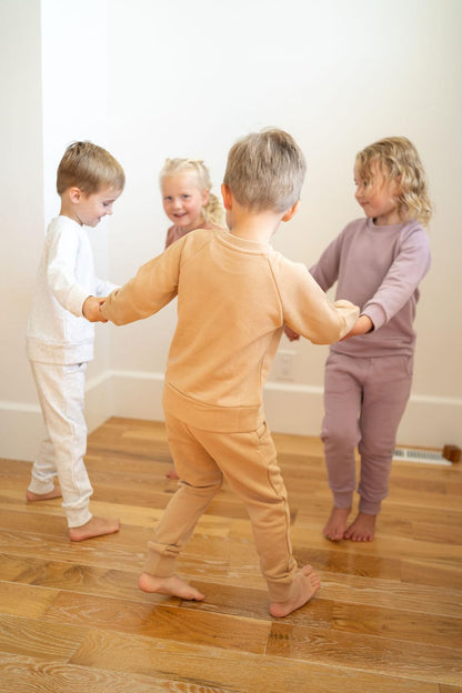 Fall Outfits for Kids and Toddler | Long Sleeve Top and Long Pants Set Baby Sweatsuits