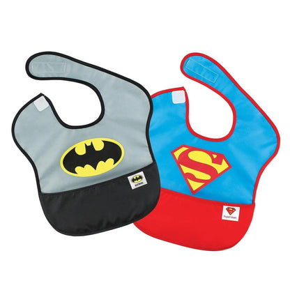 Bumkins Disney Bibs for Girl or Boy, SuperBib Baby and Toddler 6-24 Months, Essential Must Have for Eating, Feeding, Baby Led Weaning, Mess Saving Waterproof Soft Fabric, 3-pk Pooh Bear and Friends