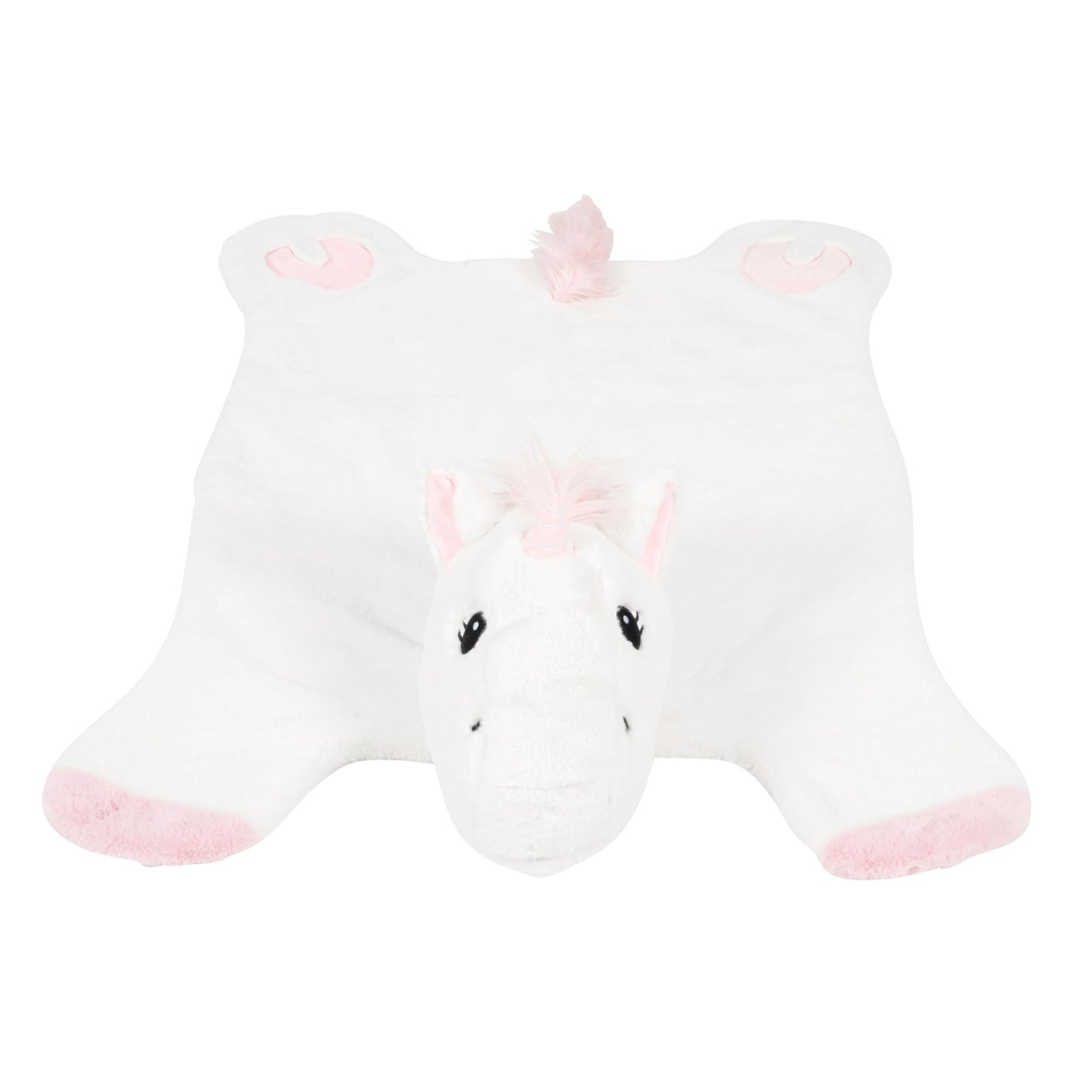Plush PlushieRugs - Animal Rug for Kids Room, Fluffy Nursery and Fur Kids Rugs for Playroom - Big Large Stuffed Animals Irregular Shaped Rug that Works Great as Woodland Nursery Decor (Dinosaur)