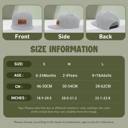 Personalized Baby Baseball Cap Toddler Baseball Hat for Boys & Girls - Infant Sun Hat