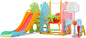 UNICOO - Toddler Slide and Swing Set, Kids Indoor and Outdoor Playground Combination for Boys & Girls (Kids Playground Set-8 in 1 - Mixed Color)