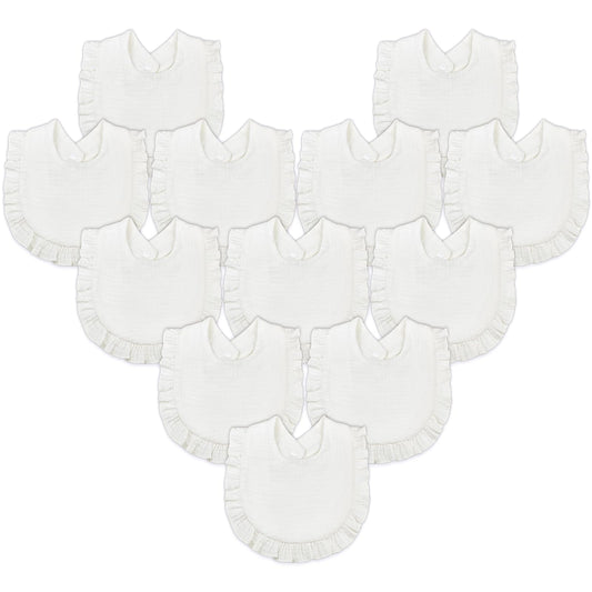 Baby Bibs Muslin Drool Teething Drooling Bibs for Baby Girl Boy Muslin Cotton