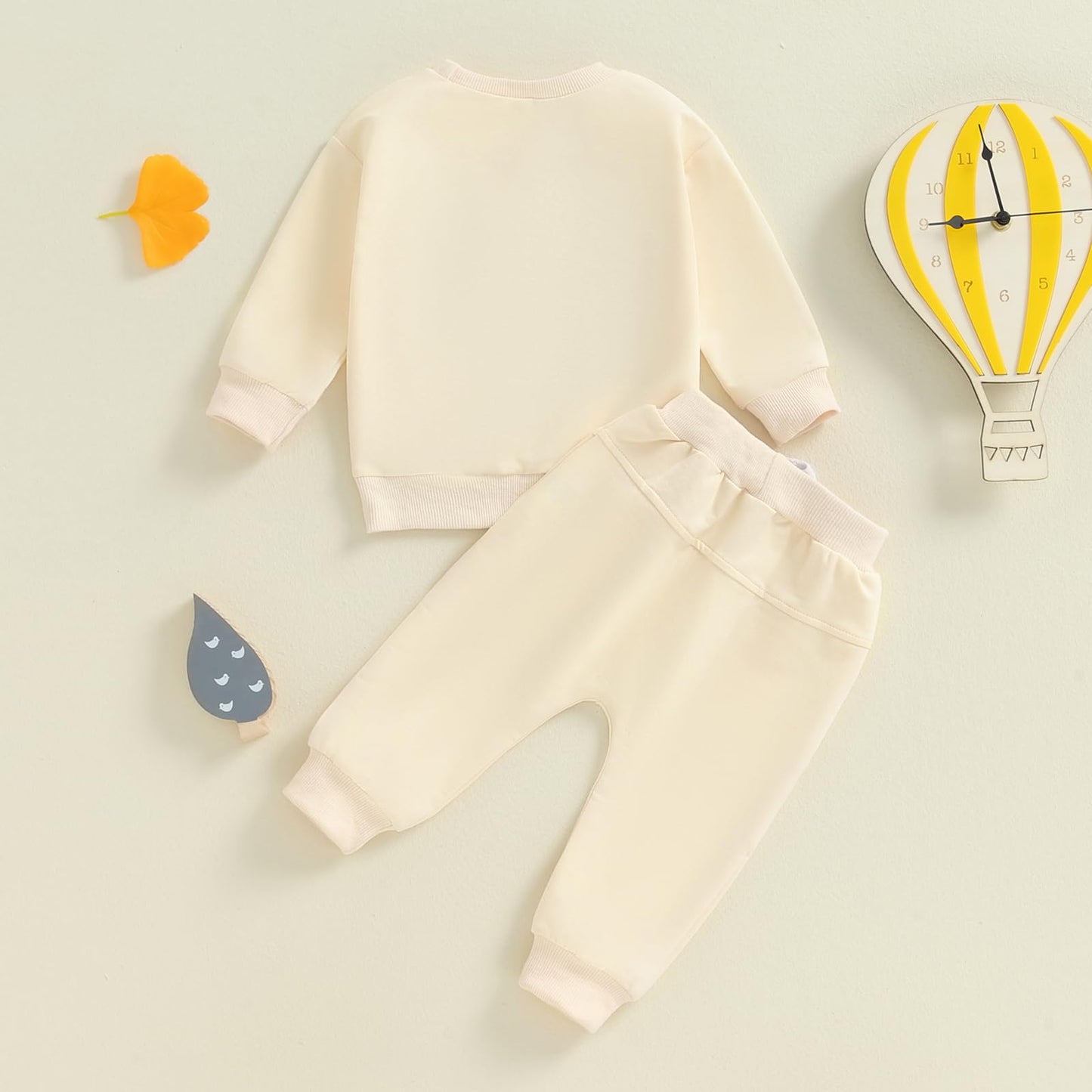 Toddler Baby Boy Fall Clothes Letter Print Long Sleeve Sweatshirt Elastic Pants Cute Kids Winter Outfits