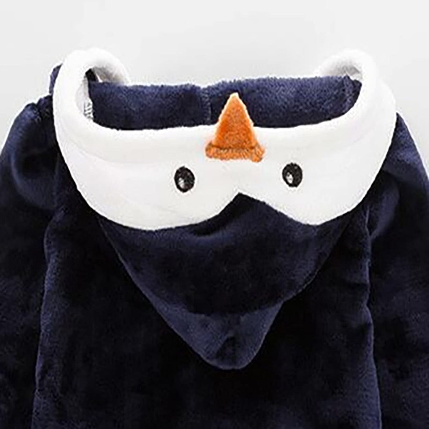 Unisex Baby Plush Bathrobe, Toddler Baby Boys Girls Cute Cartoon Animal Face Robe Flannel Hooded Fleece Bathrobe