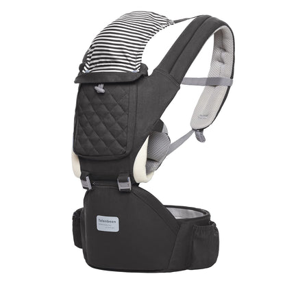 6-in-1 Baby Carrier - Newborn to Toddler, Hip Seat Lumbar Support, 7-41 lbs, All Seasons & Positions, Adjustable Size for Shopping, Hiking, Travelling