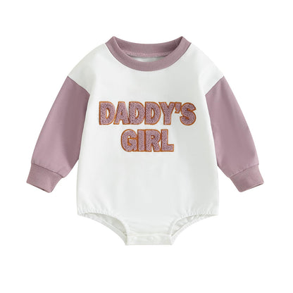 Easter Newborn Baby Girl Clothes Fuzzy Bunny Embroidery Romper Sweatshirt Bubble Jumpsuit Toddler Baby Girl Outfit
