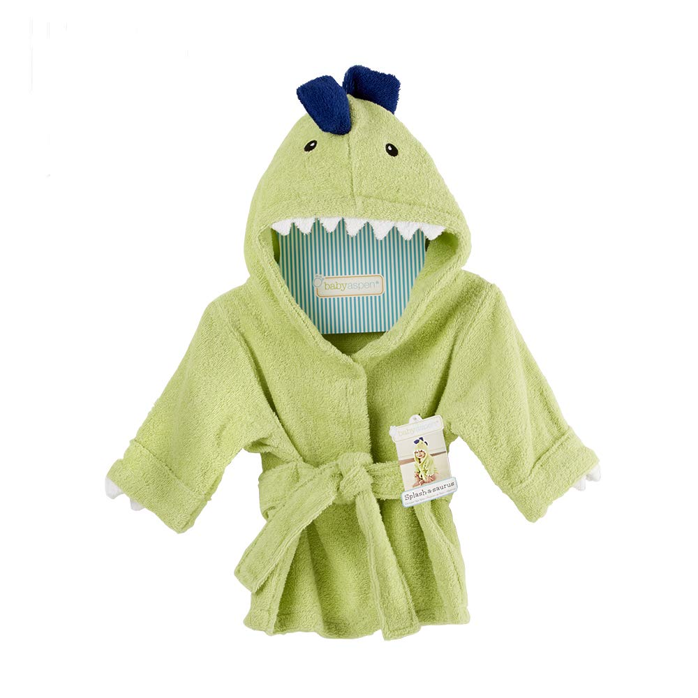 Baby Aspen "Utterly Adorable Cow Hooded Towel/Baby Robe, 0-9 Months